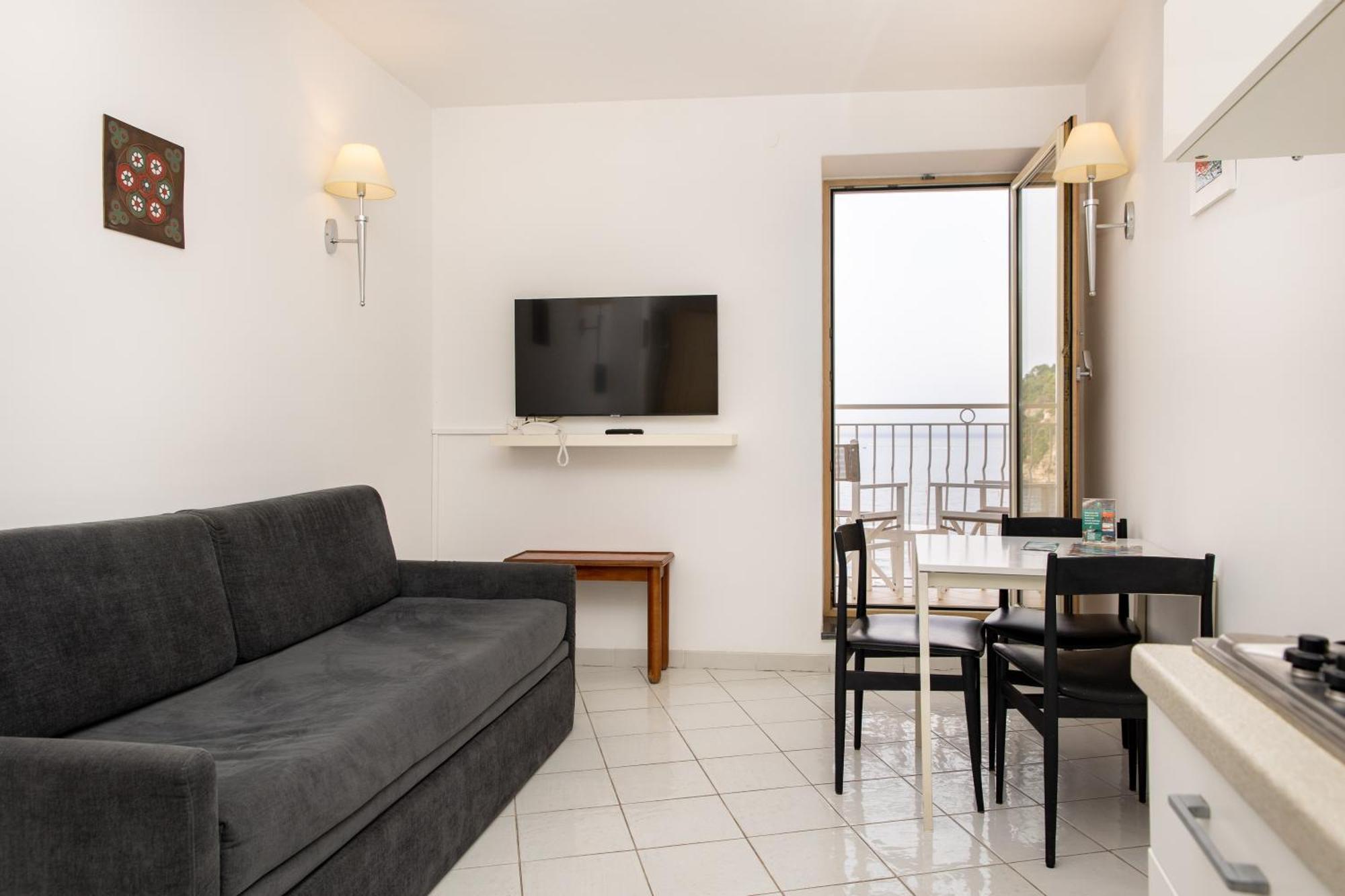 One-Bedroom Apartment Balcony